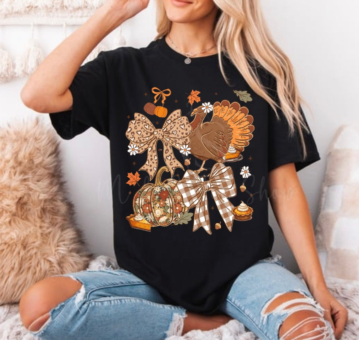 Thankful Bows & Turkey