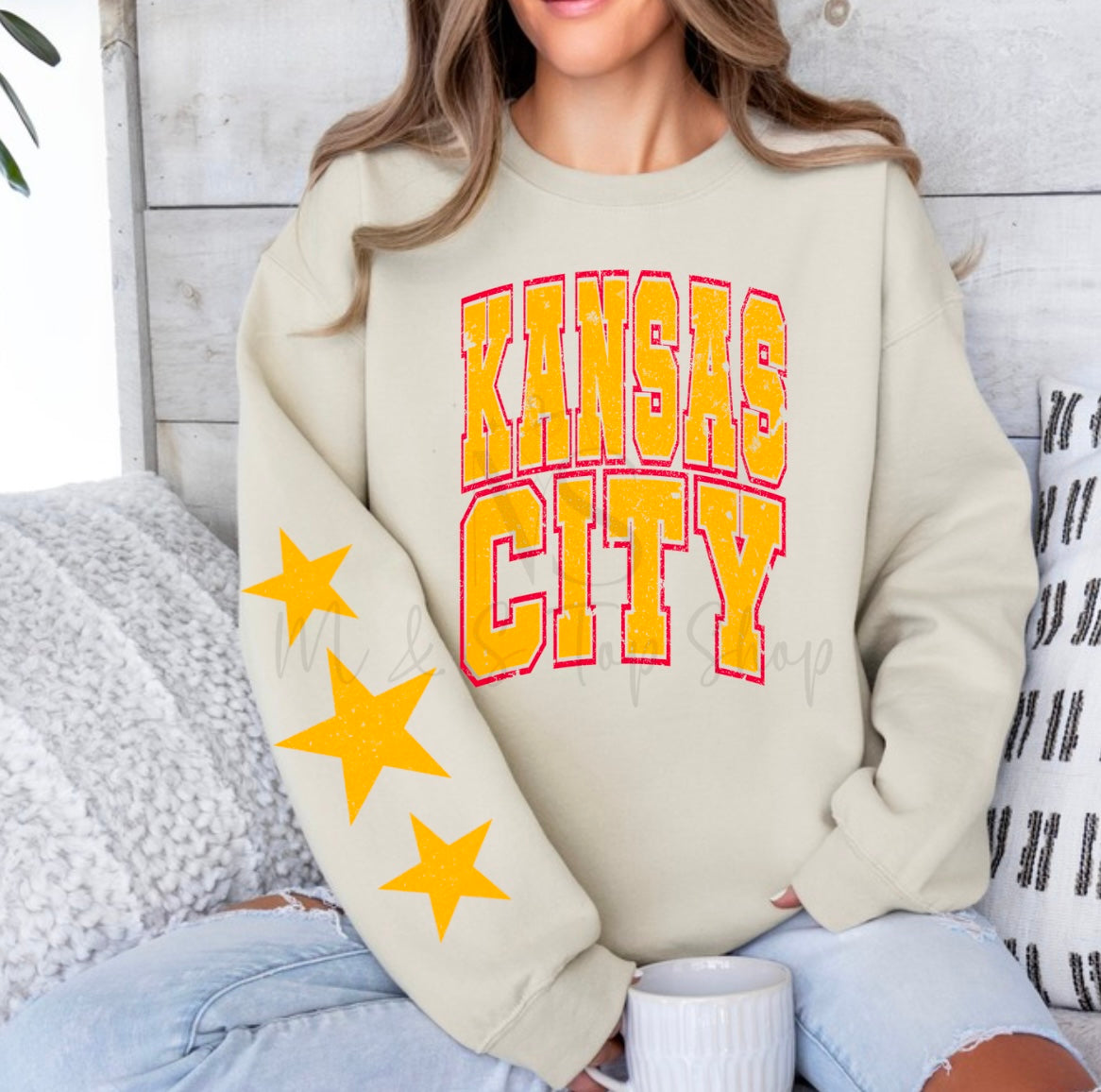 Kansas City Sleeve with Stars