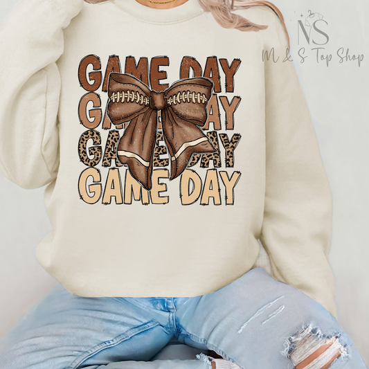 Game Day Football Bow