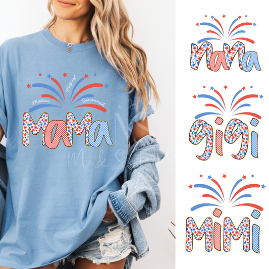 Custom 4th of July Sparks