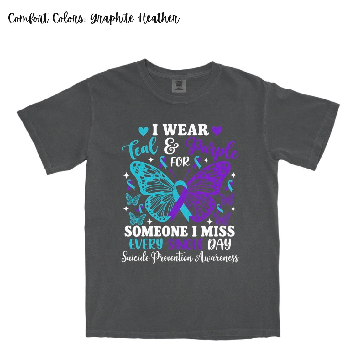 I Wear Teal & Purple
