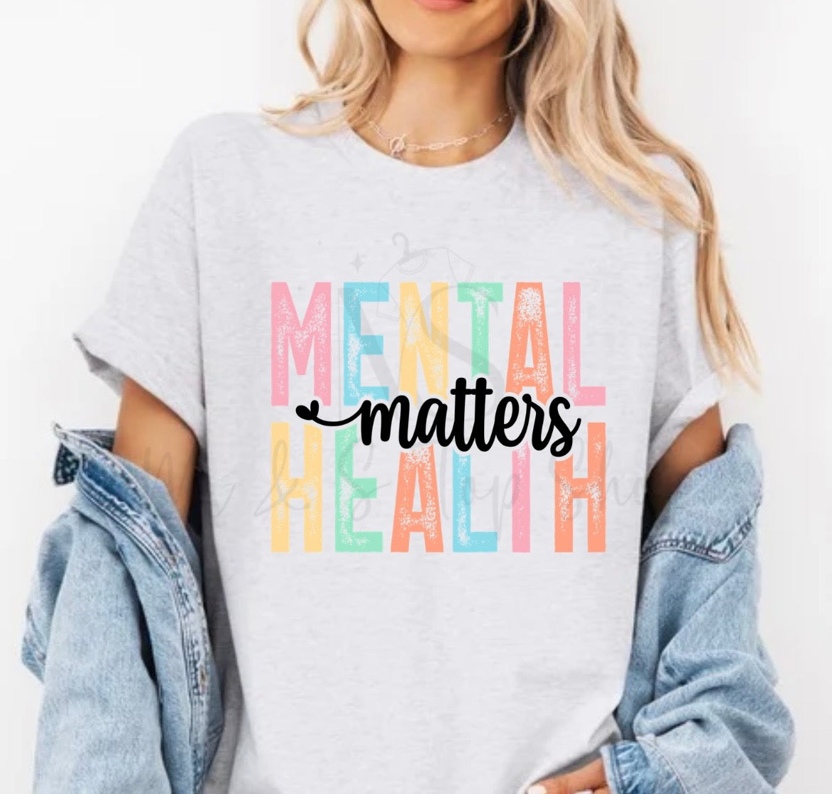 Mental Health Matters Distressed Pastel