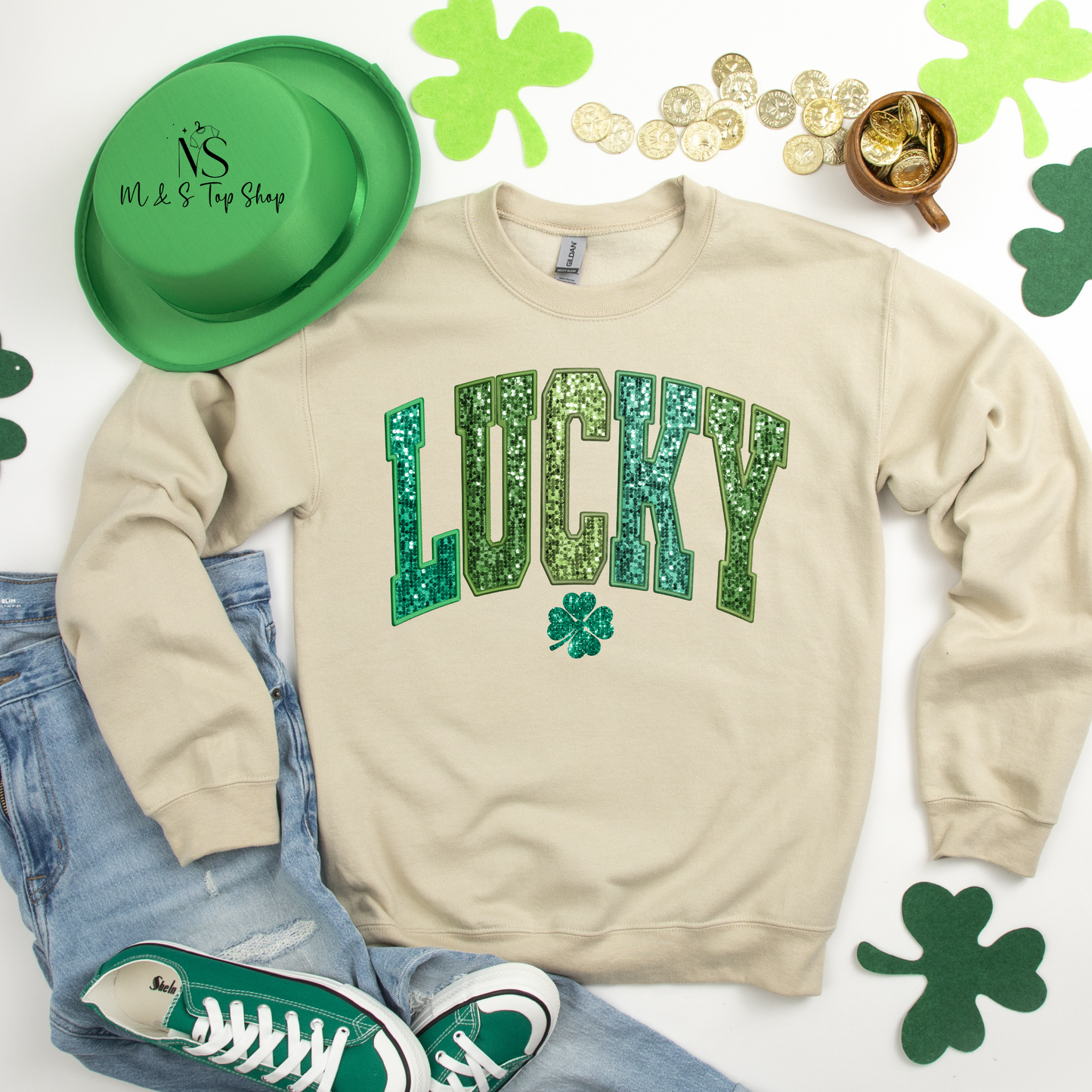 Lucky (Faux Glitter)