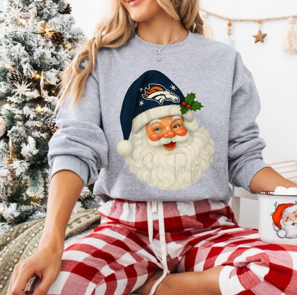 Denver Broncos Santa