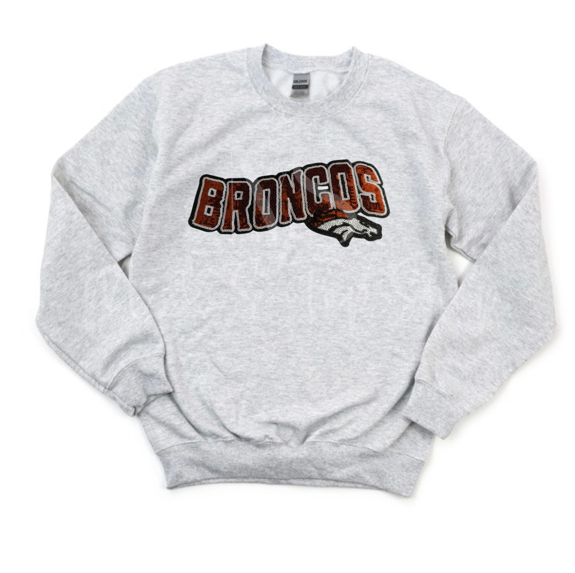 Denver Broncos Sequin Patch Sweatshirt
