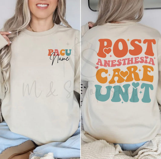 PACU Personalized