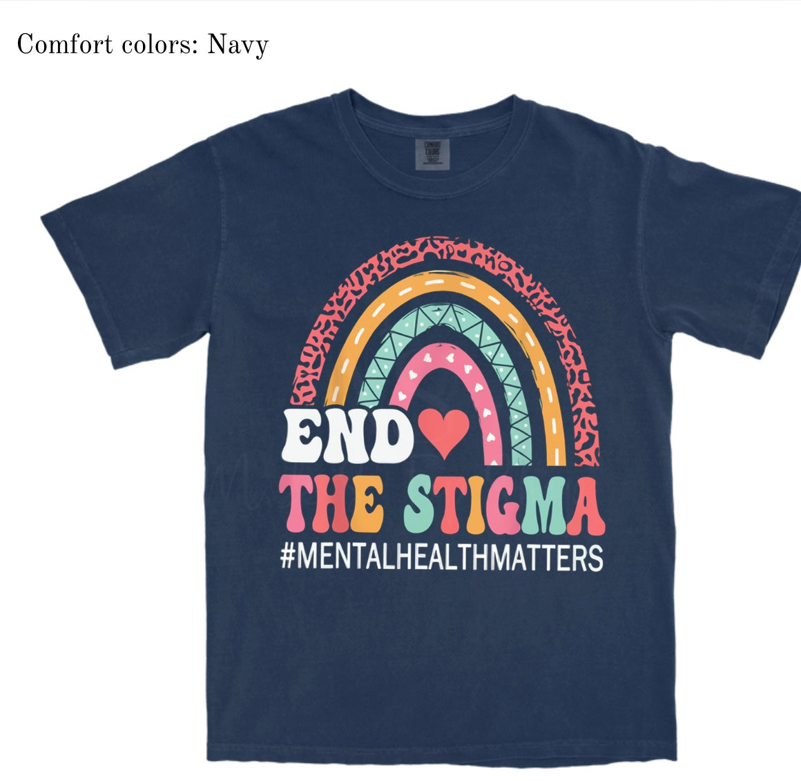 End the stigma rainbow