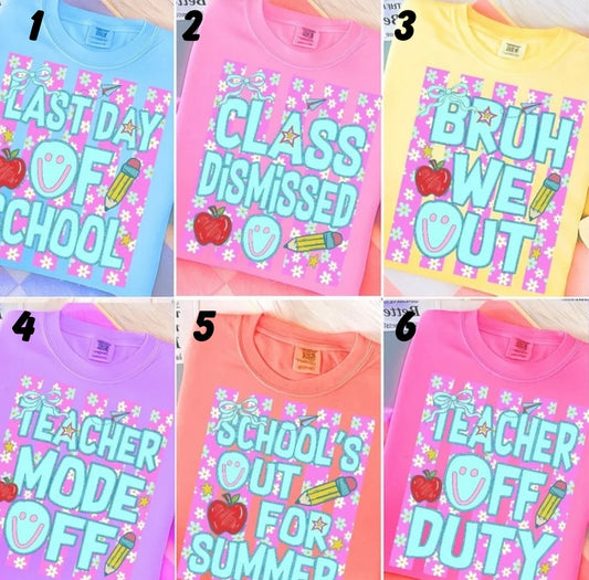 End of school designs!