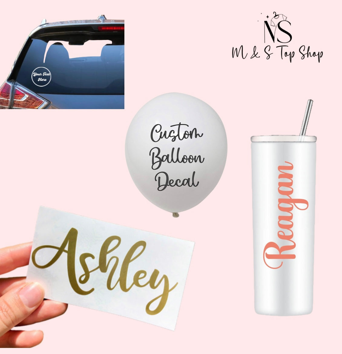 Custom Name Stickers