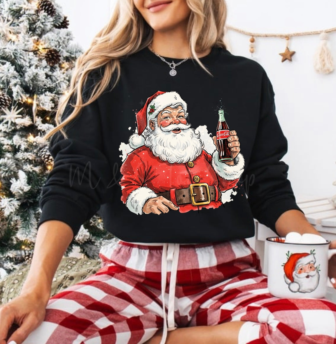 Santa vintage coke