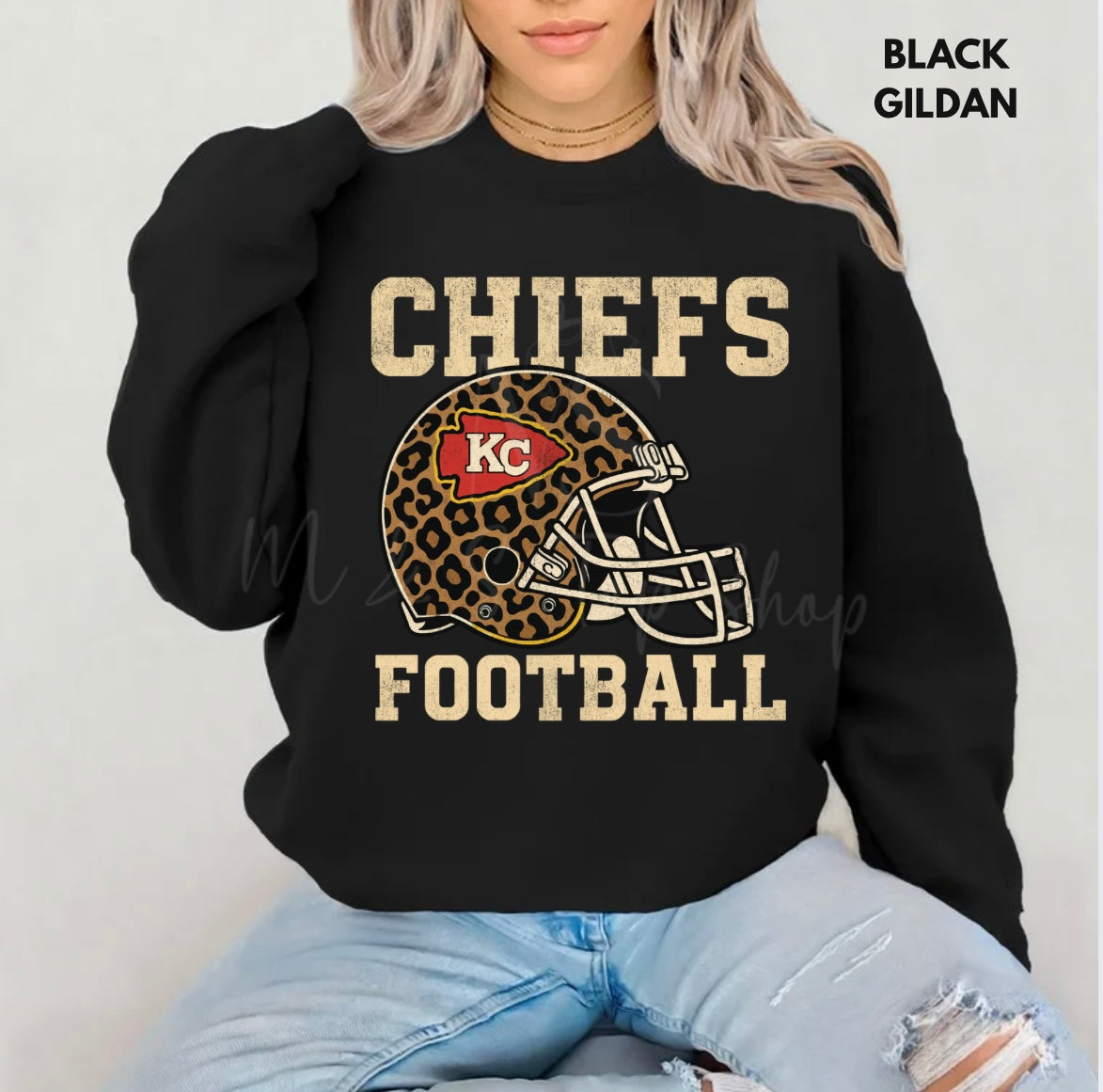 Chiefs Leopard Helmet