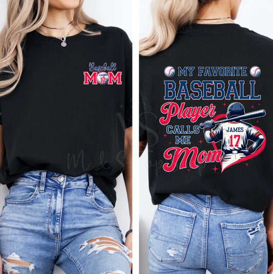 Mama Baseball Personalized