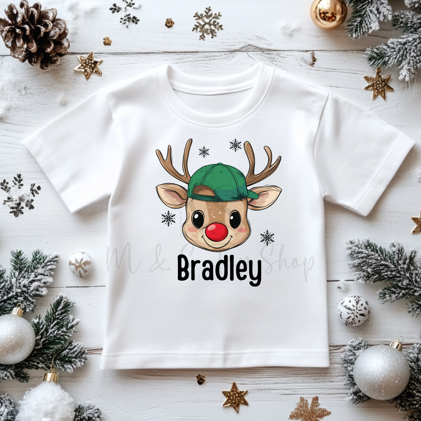 Christmas Personalized Reindeer BOY